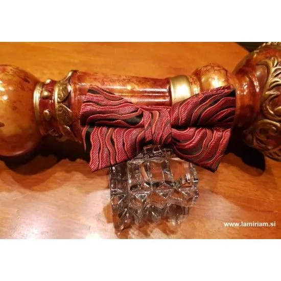 Moški metuljček jacquard bordo M103 Moški metuljčki Moški metuljček jacquard bordo M103 Moški metuljčki