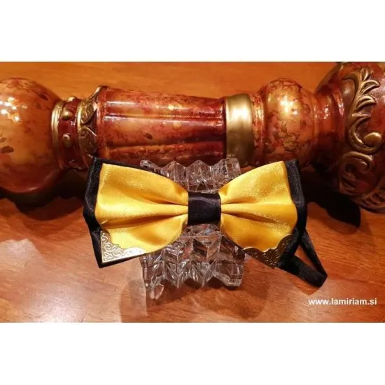 Moški metuljček retro rumeni M102 Moški metuljčki