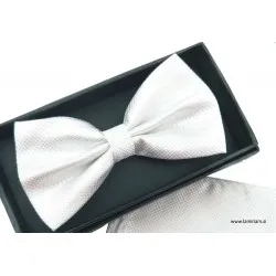 Moški metuljček beli elegant M103 Moški metuljček beli elegant M103