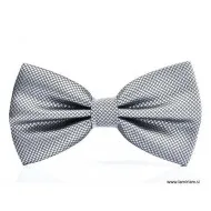 Moški metuljček srebrno-sivi elegant M103