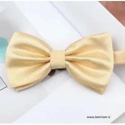 Moški metuljček šampanjec-bež elegant M103