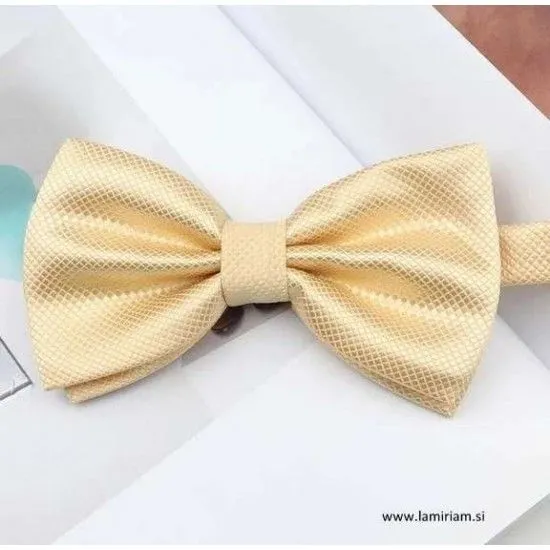 Moški metuljček šampanjec-bež elegant M103 Moški metuljčki Moški metuljček šampanjec-bež elegant M103 Moški metuljčki