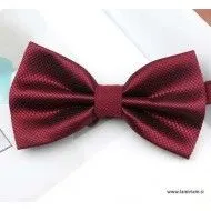 Moški metuljček temno bordo-rdeči elegant M103