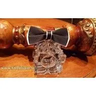 Moški metuljček črno-beli art M103