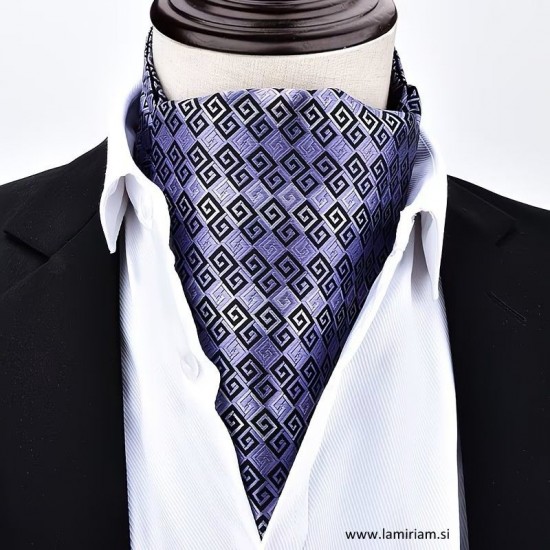 Moška ruta-kravata Ascot Versus violet MRA100 