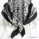 Elegantna ruta leopard črno-bela R100 Modne elegantne rute Elegantna ruta leopard črno-bela R100 Modne elegantne rute