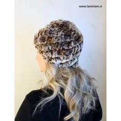 Krznena kapa Melia kamel-bež  KP100