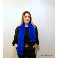Krzneni šal kraljevo-moder KŠ 100