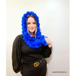 Krzneni šal kraljevo-moder KŠ 100