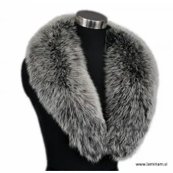 Krzneni ovratnik srebrna lisica 90cm KO103