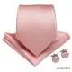 Moška svečana kravata 3-delni set rose-marelica KR103 Moške kravate Moška svečana kravata 3-delni set rose-marelica KR103 Moške kravate