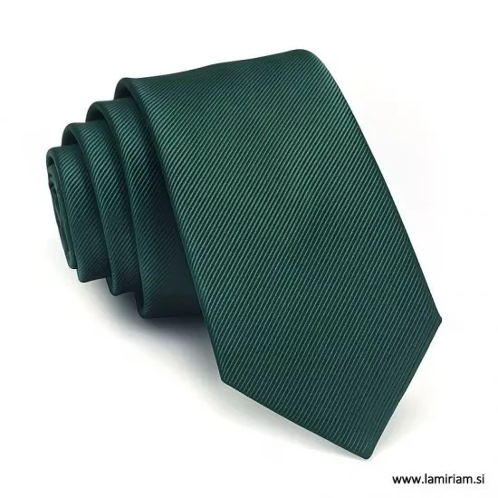 Moška kravata Emanuel temno-zelena KR107