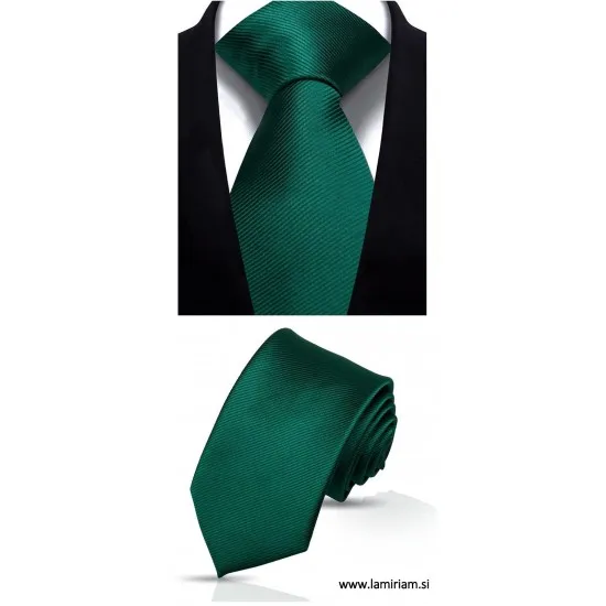 Moška kravata Emanuel zelena KR107