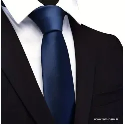 Moška kravata modra 8 cm KR105