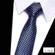 Moška kravata plaid modra KR102 Moška kravata plaid modra KR102