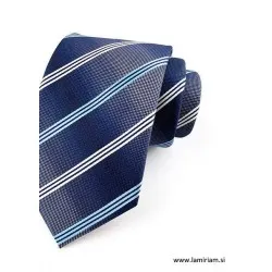 Moška kravata Gal modra plaid KR102