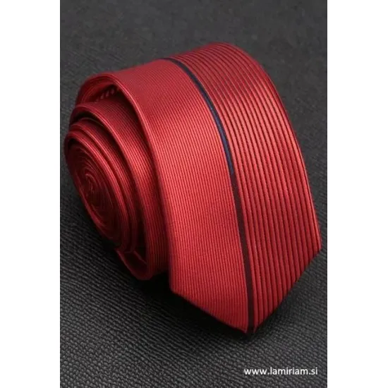 Moška kravata rdeče-črna KR103 Moške kravate