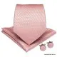Moška svečana kravata 3-delni set rose-gold KR103 Moške kravate 