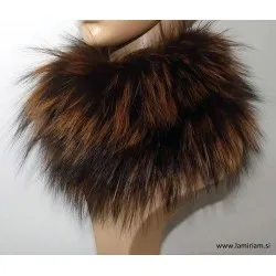 Naglavni trak srebrna lisica črno-rjava NT101