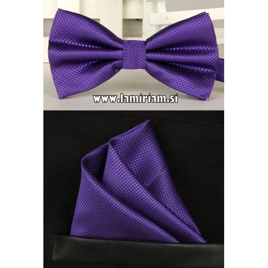 Moški set metuljček vijolični MS100  Moški set metuljček