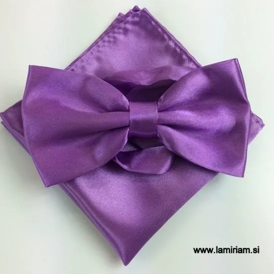 Moški metuljček set vijolični MS 101 Moški set metuljček