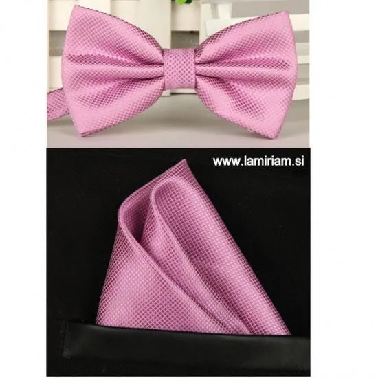 Moški set metuljček alt roza MS100 Moški set metuljček