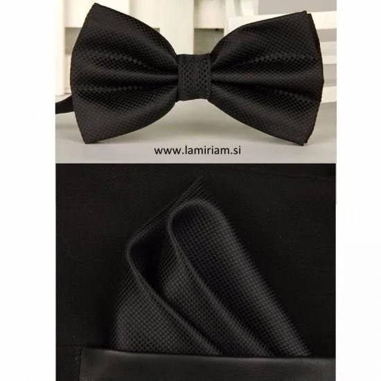 Moški set metuljček črni MS100 Moški set metuljček Moški set metuljček črni MS100 Moški set metuljček