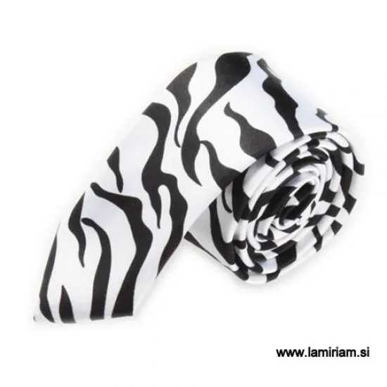 Moška kravata zebra KR100 