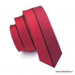 Moška kravata rdeče-črna KR103