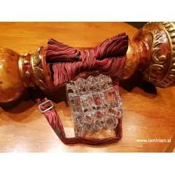 Moški metuljček jacquard bordo M103 Moški metuljček jacquard bordo M103